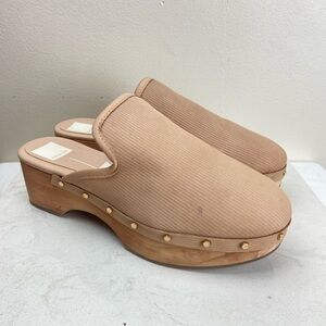 Dolce Vita Closen Clogs Tan Ribbed